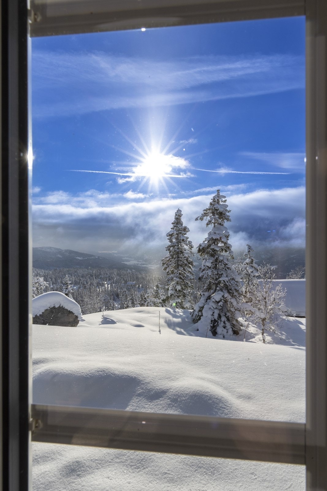 Utsikt fra stue Galleribilde