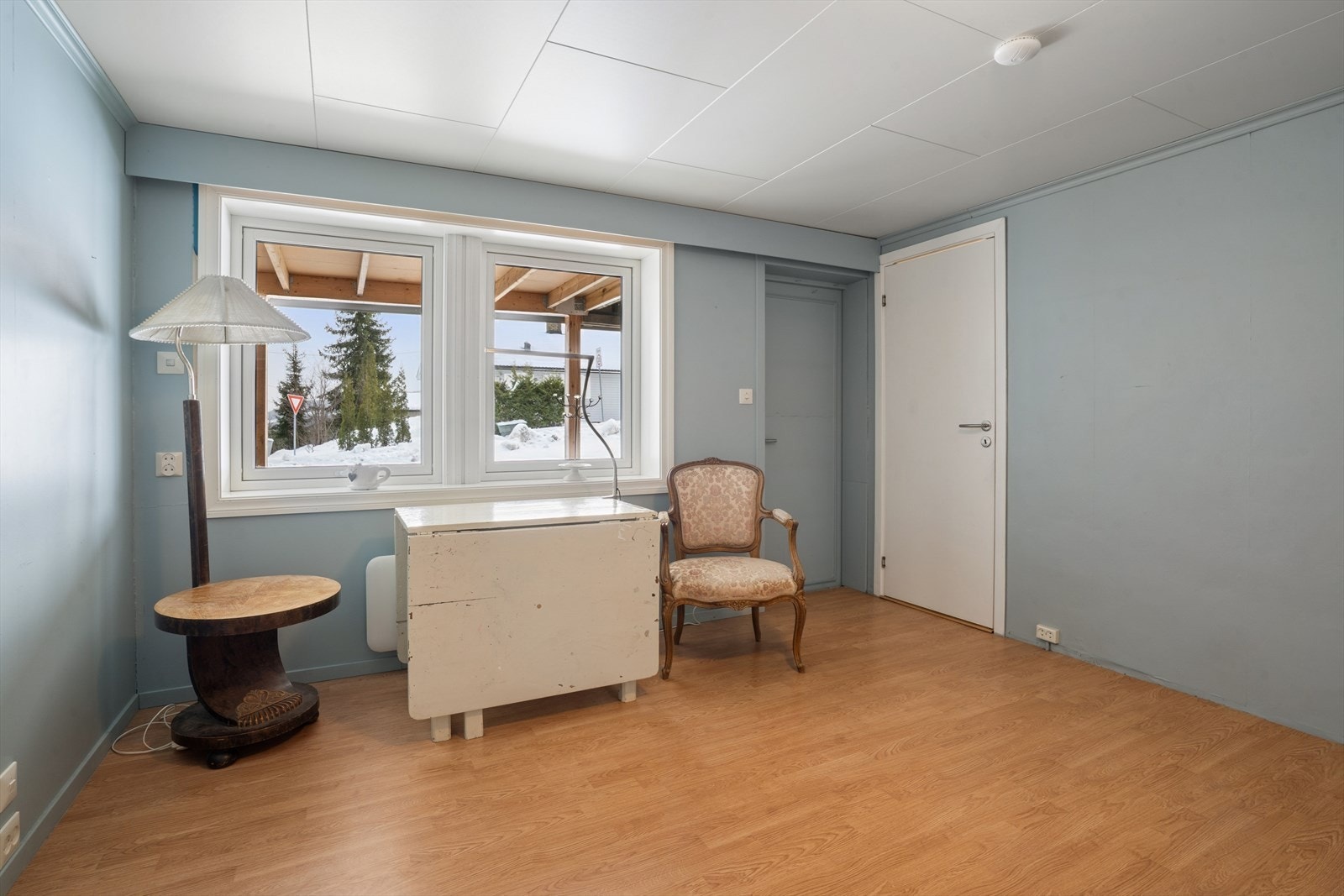 Rom innredet som soverom i U. etasje (ikke bruksendret). Galleribilde