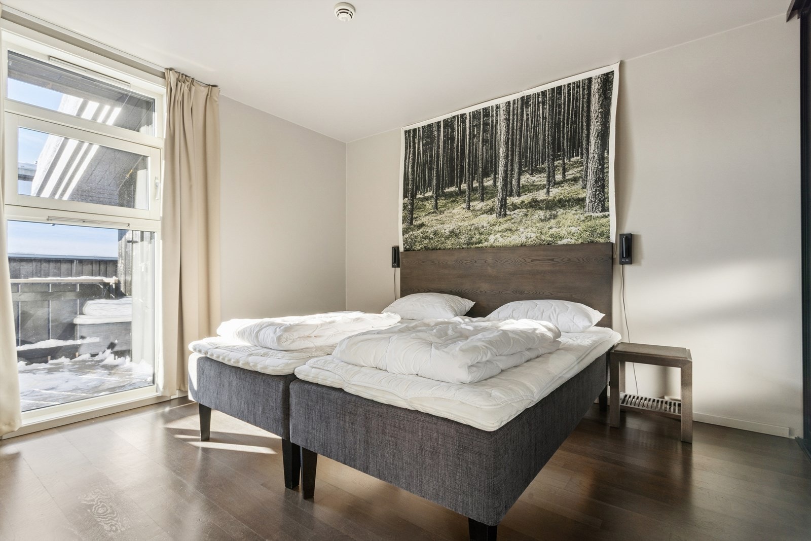 Leiligheten har tre gode soverom. Galleribilde