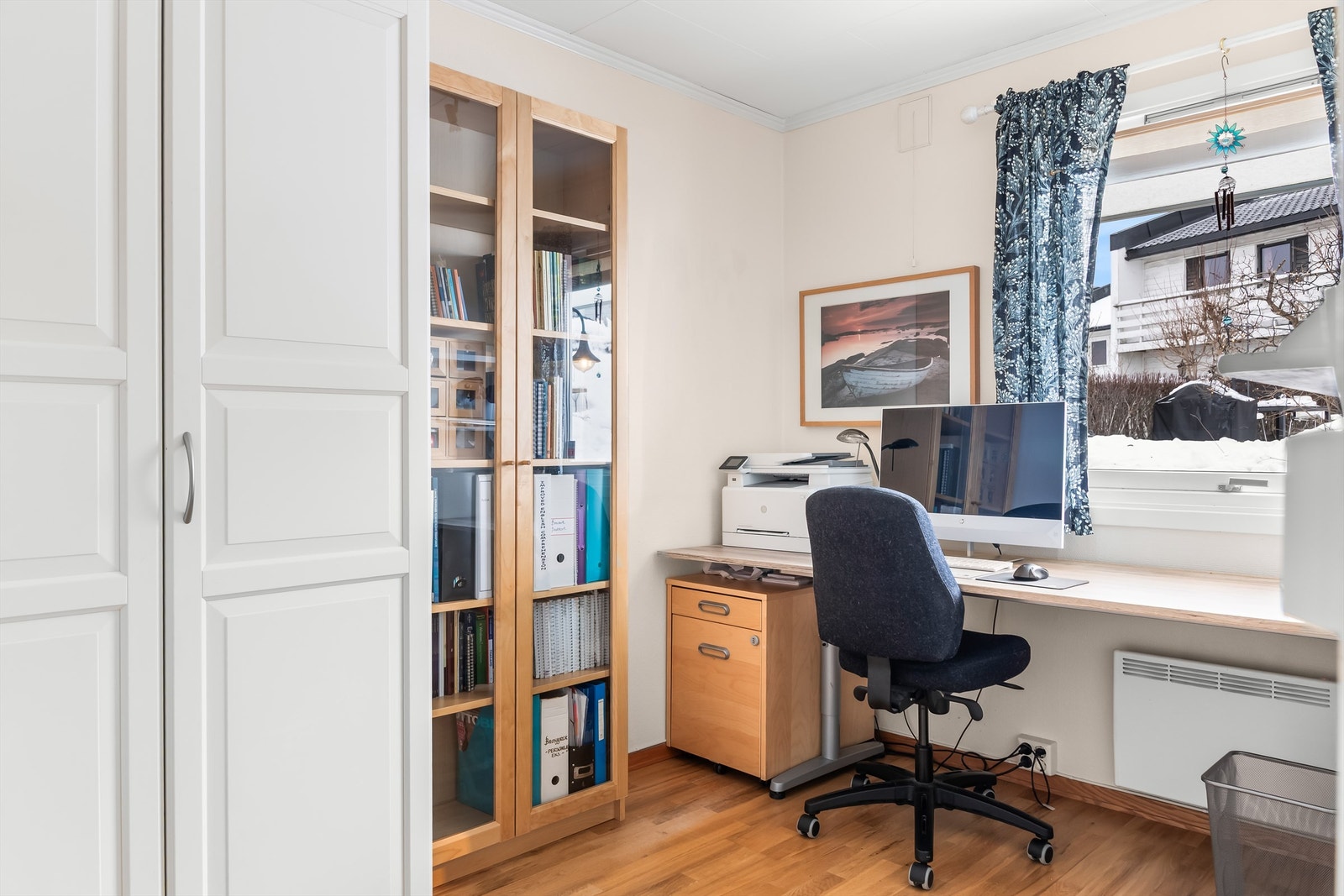 Soverom 3 i dag benyttet som kontor. Galleribilde