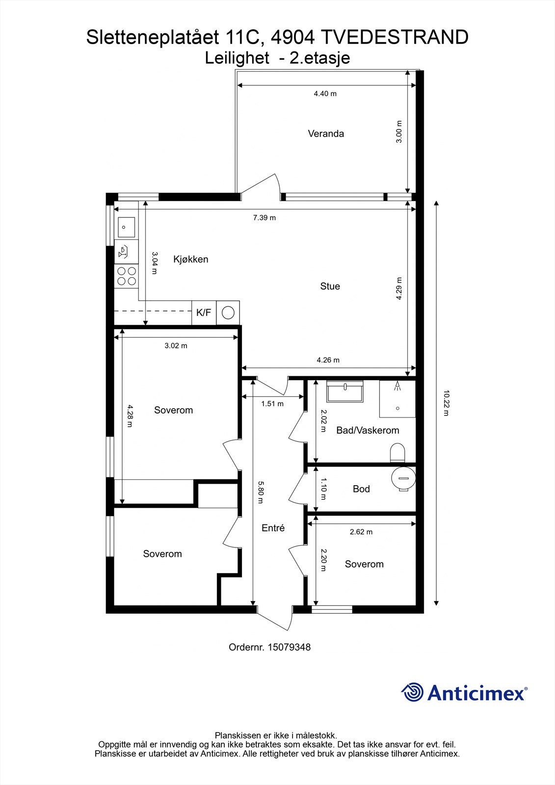 Plantegning 2. etasje. Galleribilde