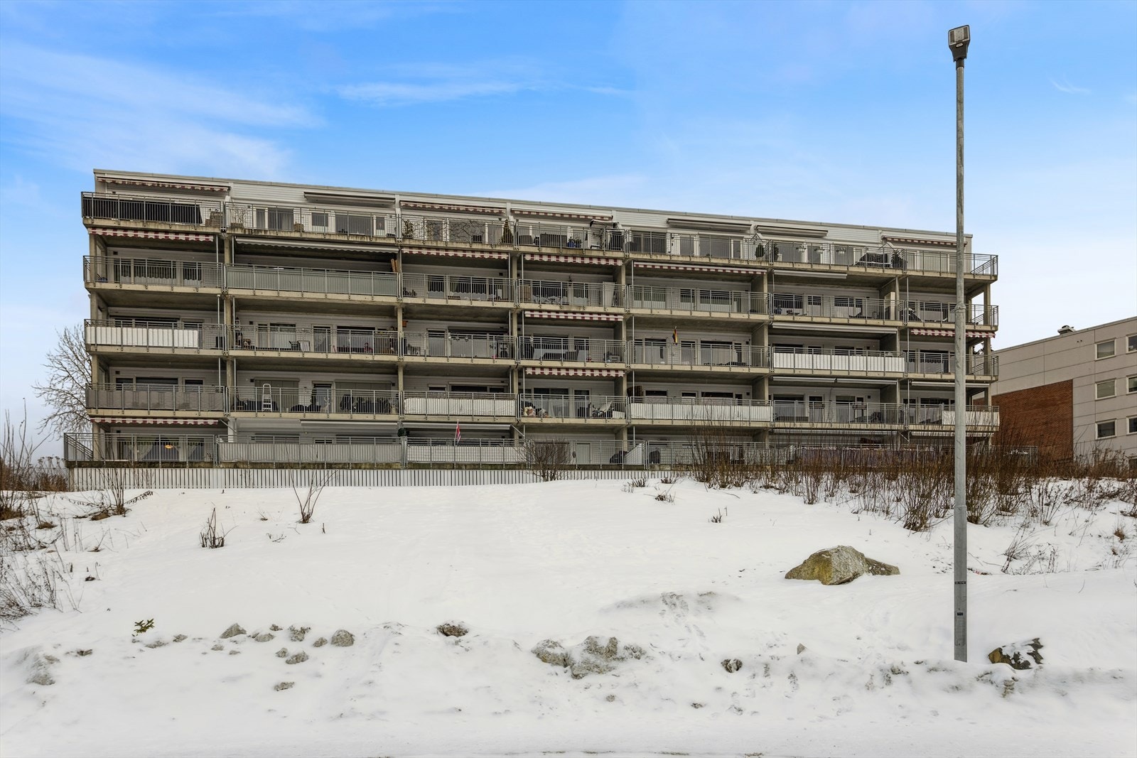 Solhellinga 1 Borettslag består av 70 andelsleiligheter. Galleribilde