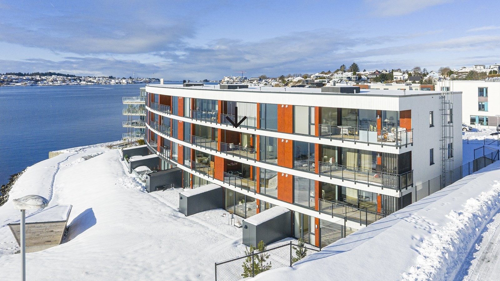 Leiligheten ligger flott til i 3. etasje Galleribilde