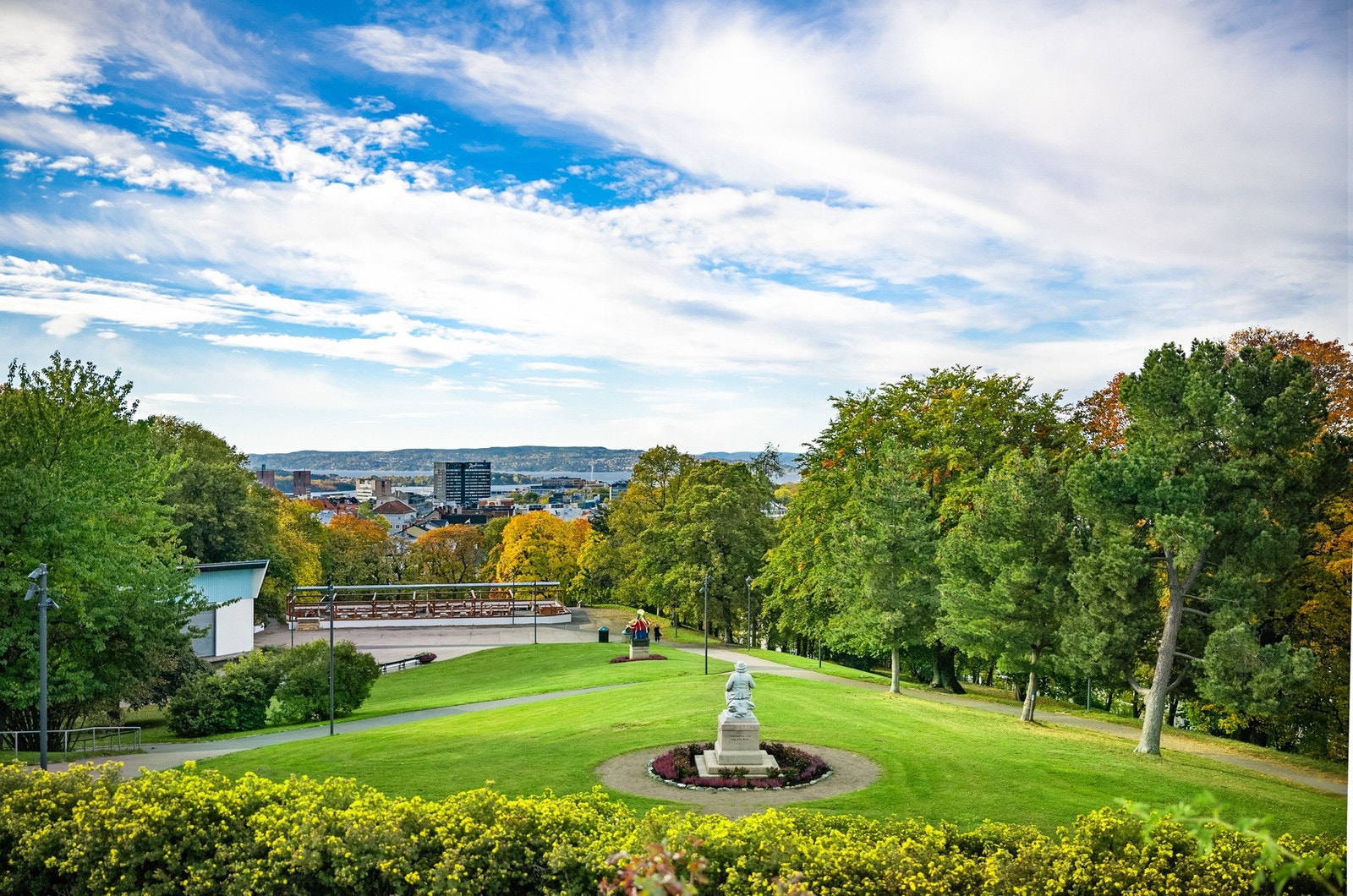 St. Hanshaugen er den eldste kommunale parken i Oslo, med en av byens fineste utsikter. Parken har en lang historie med konserter og andre arrangementer. Galleribilde