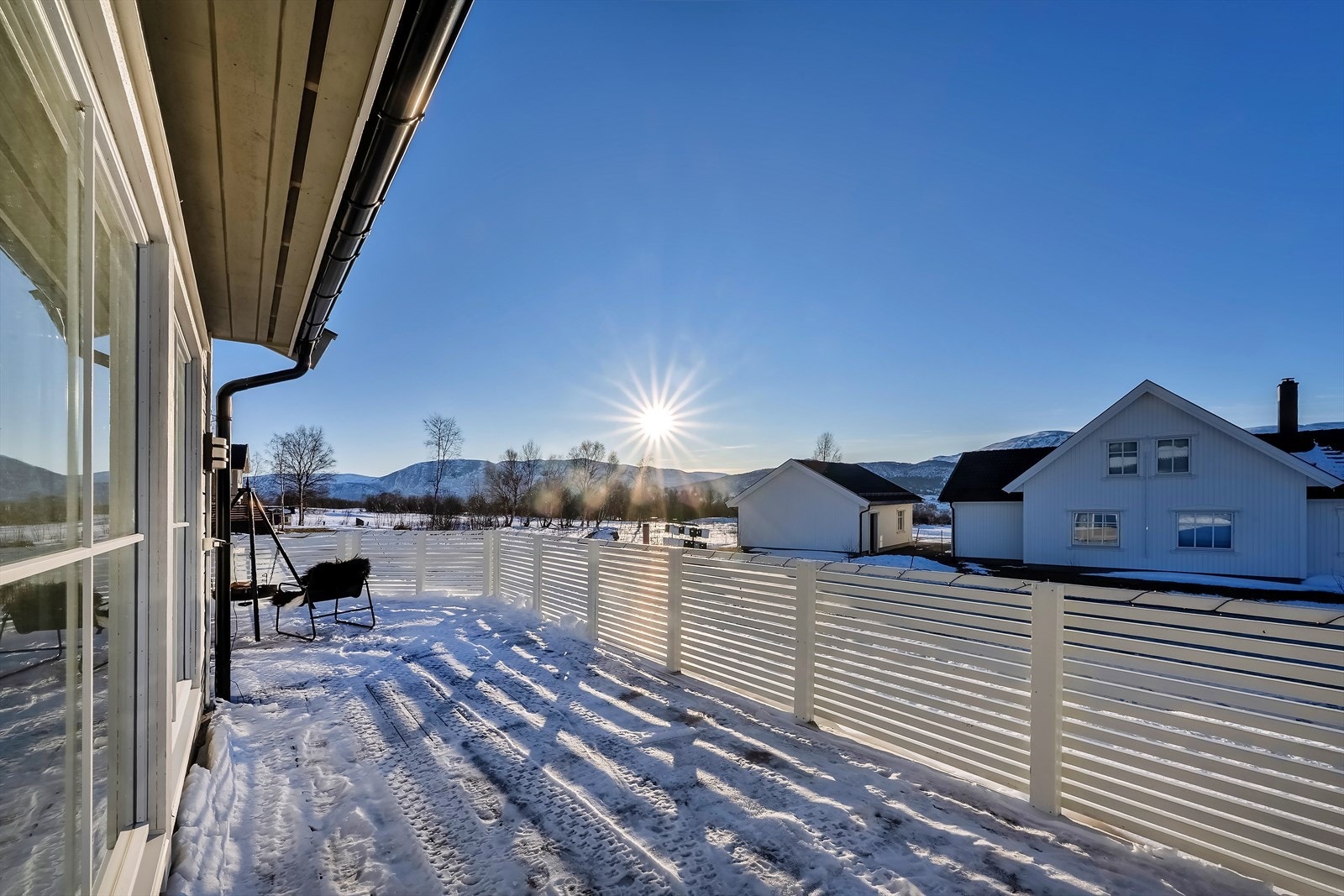 Utsikt mot sentrumsområdet i øst Galleribilde