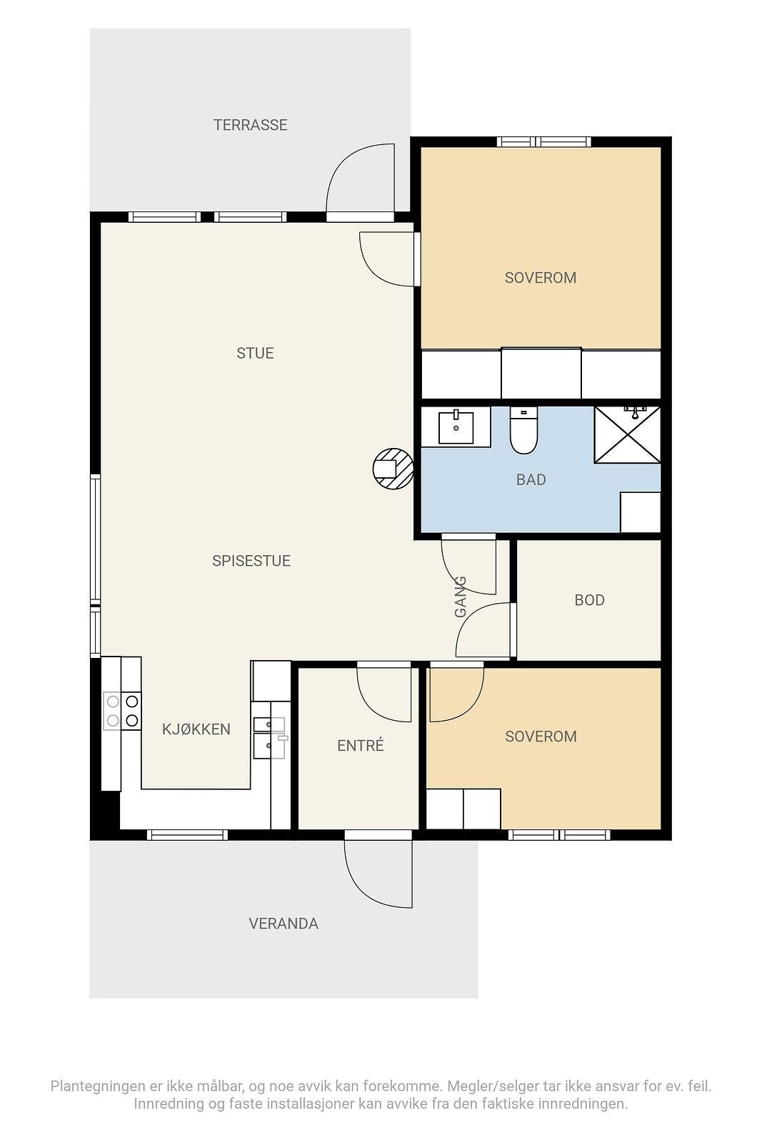 Plantegning. Galleribilde