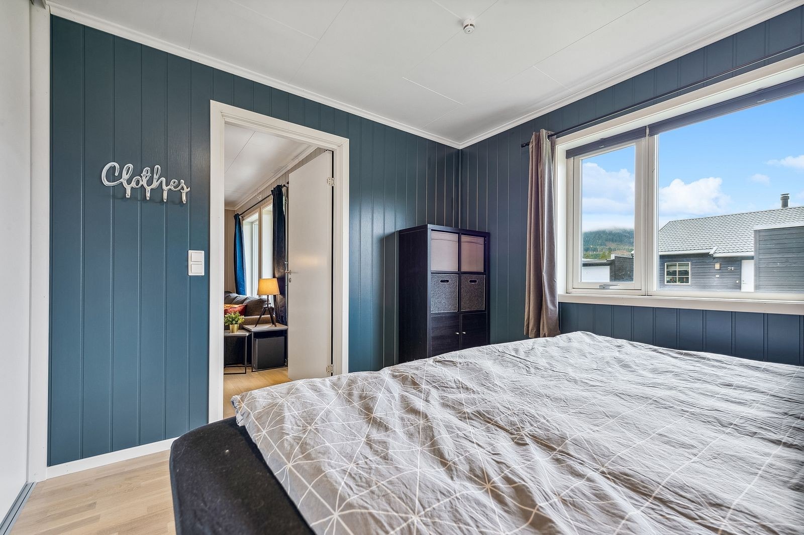 Begge rommene har plass til dobbeltseng. Galleribilde