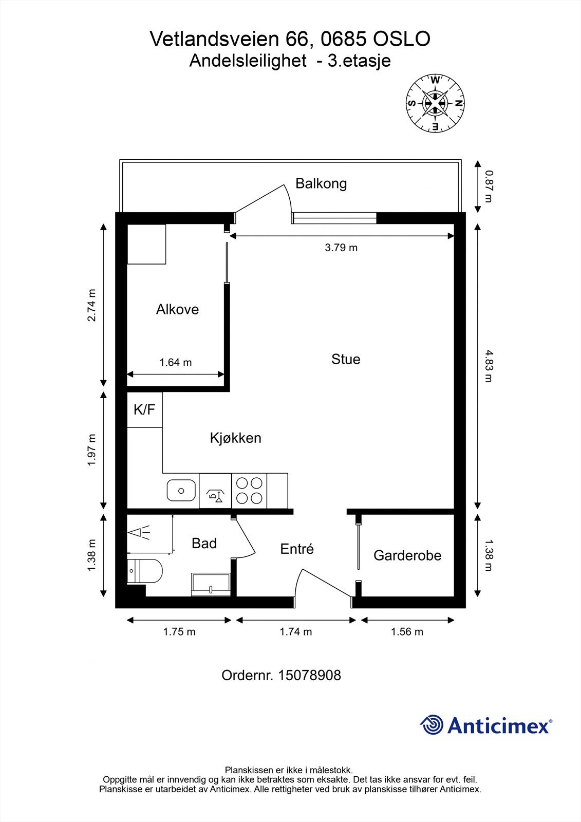 Plantegning Galleribilde