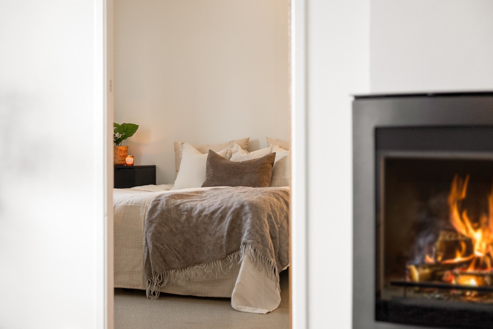 Soverommet har adkomst fra stuen. Galleribilde