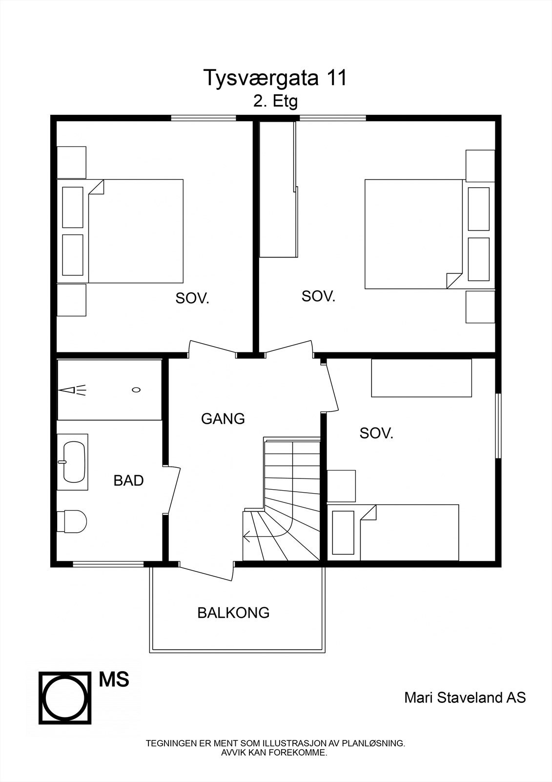 Plantegning | 2.etasje Galleribilde