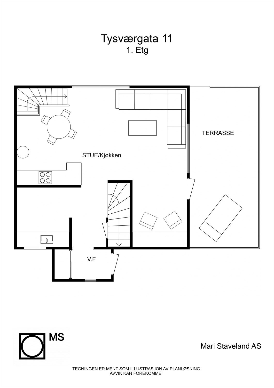 Plantegning | 1.etasje Galleribilde
