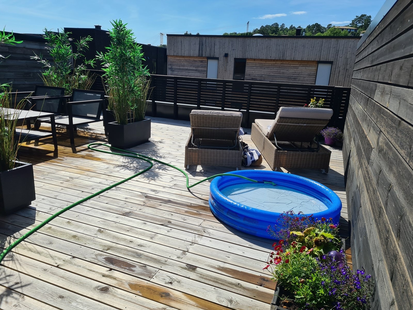 Privatbilde takterrasse Galleribilde