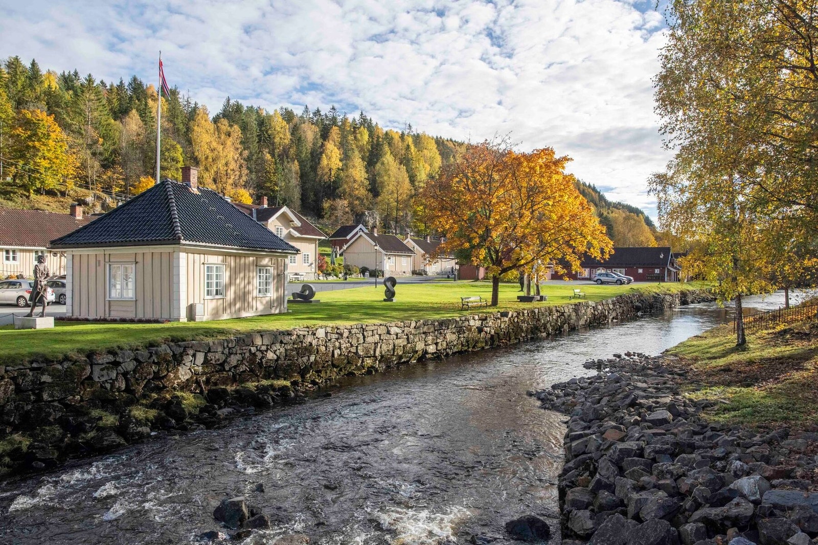 Historiske Bærums Verk er kjent for å være stedet hvor tradisjon møter det moderne. Galleribilde