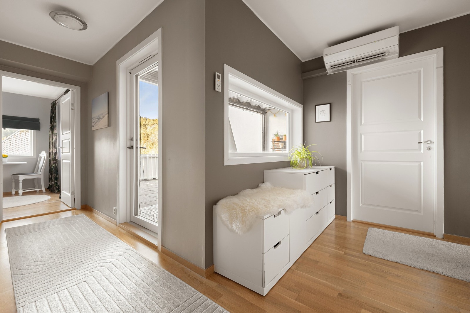 Her er det god plass til diverse møblement. Galleribilde