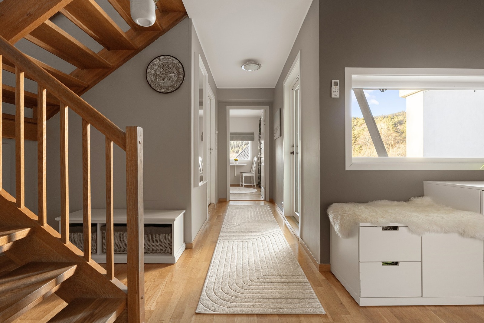 Gangen måles til 17,5 kvm. Galleribilde