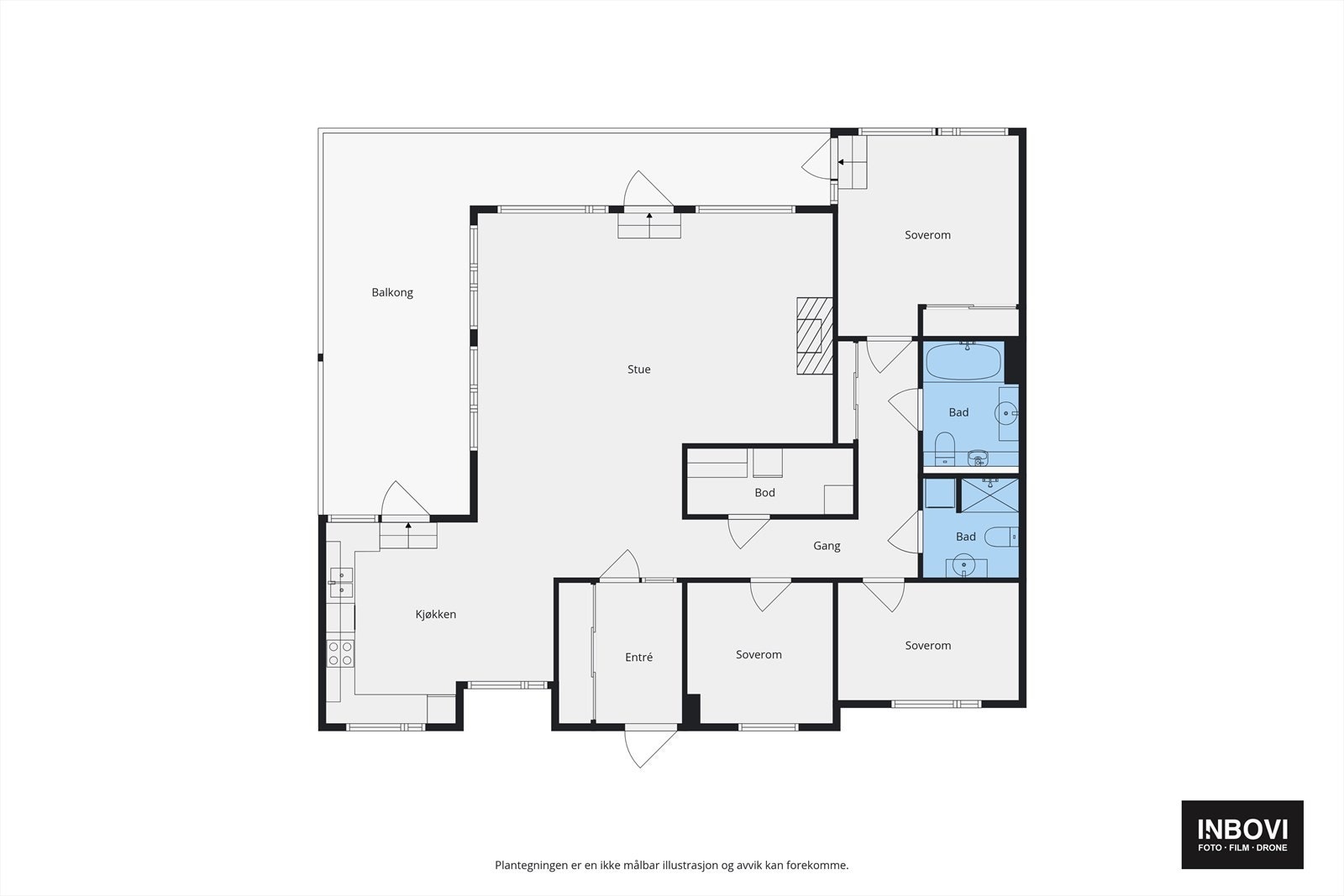 Plantegning Galleribilde