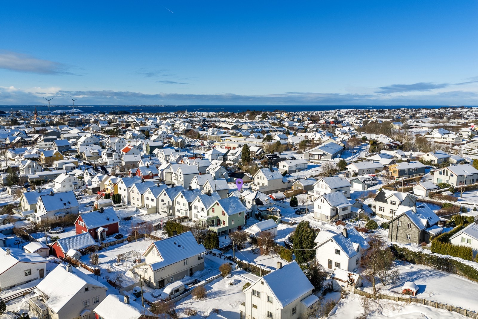Luftfoto mot nordvest Galleribilde