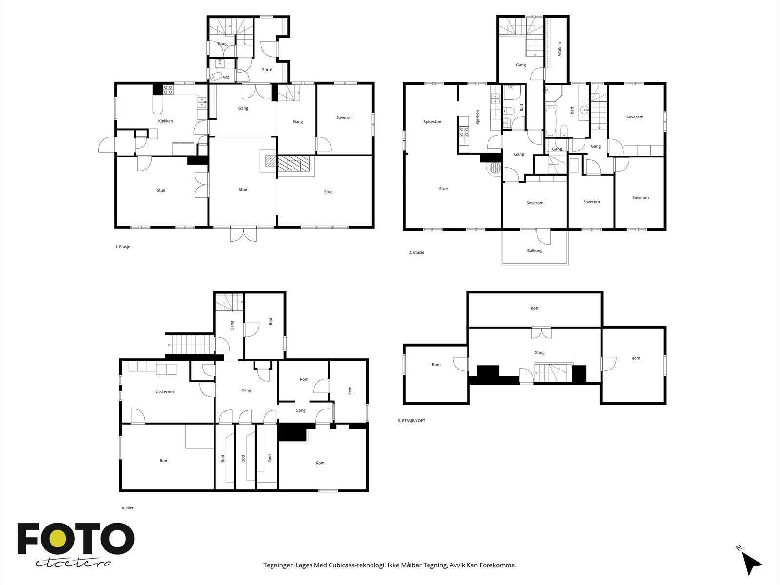 Veiledende plantegning - Ikke målbar Galleribilde