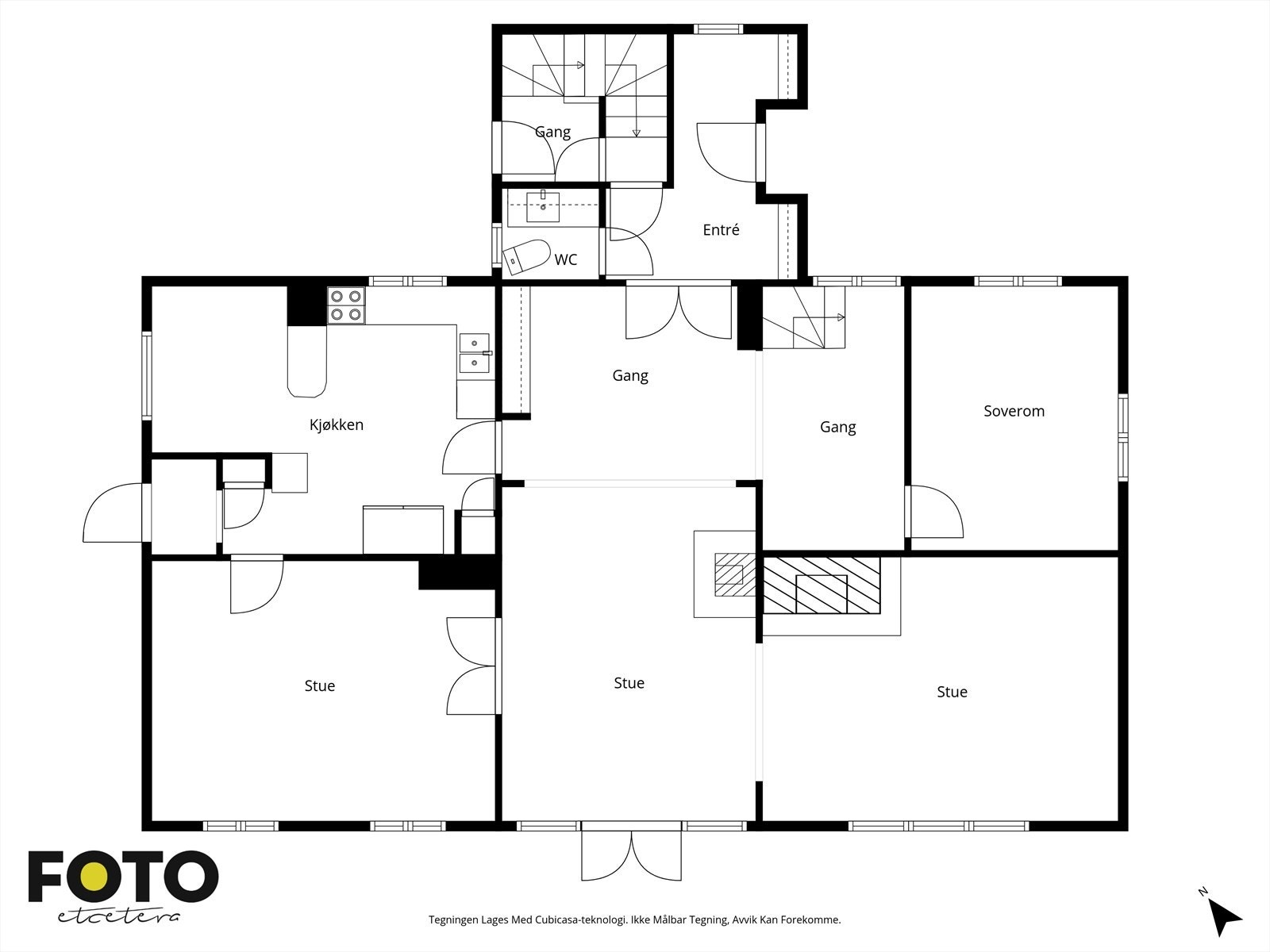 Veiledende plantegning - Ikke målbar Galleribilde