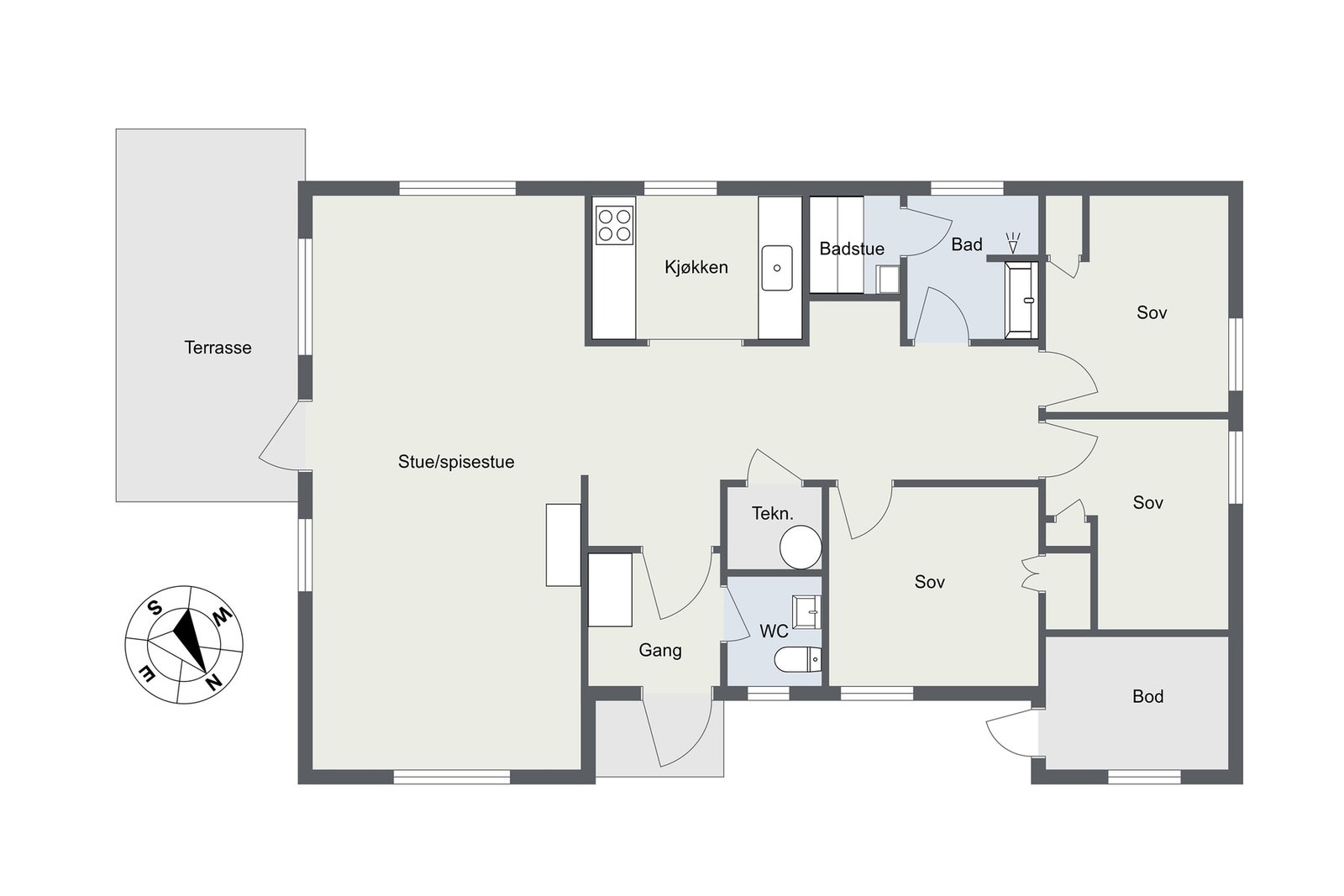 Plantegning. Galleribilde