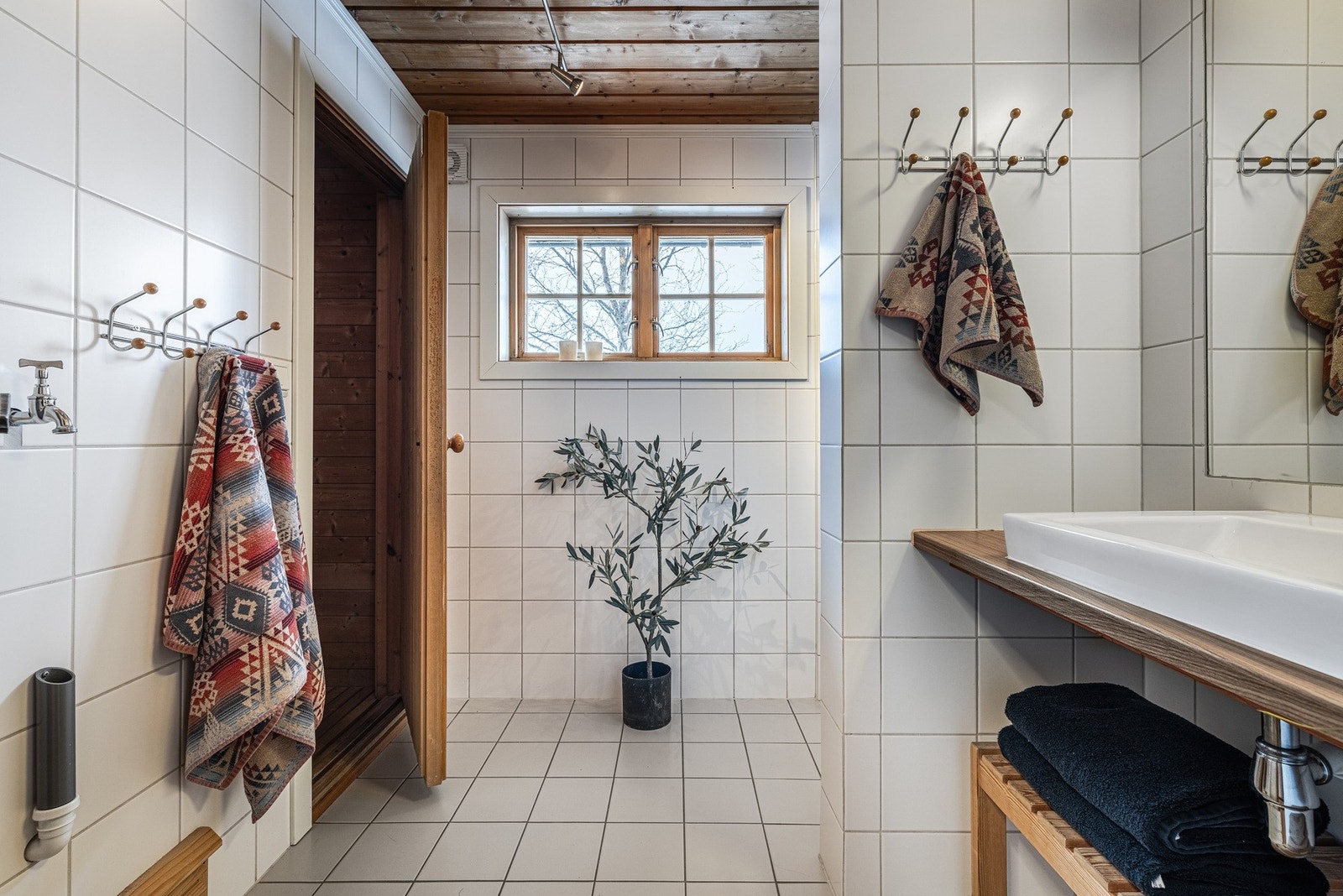 Baderom med badstue. Galleribilde