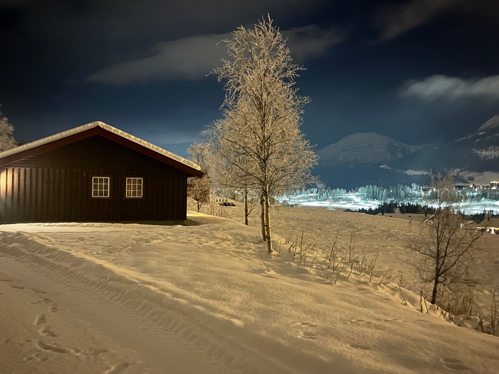 Utsikt mot Totteskogen skianlegg! Galleribilde