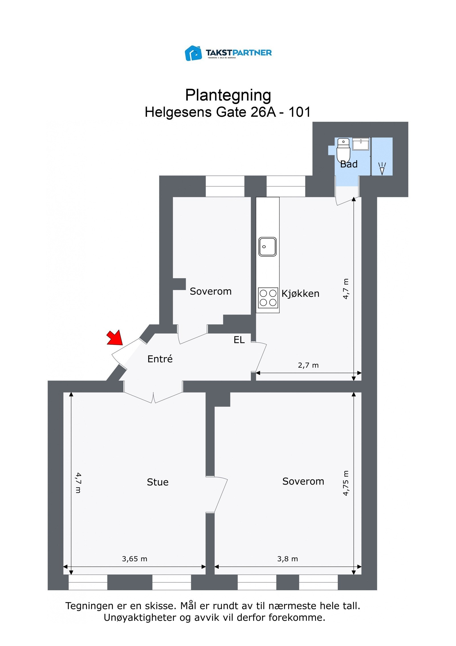 Plantegning. Galleribilde