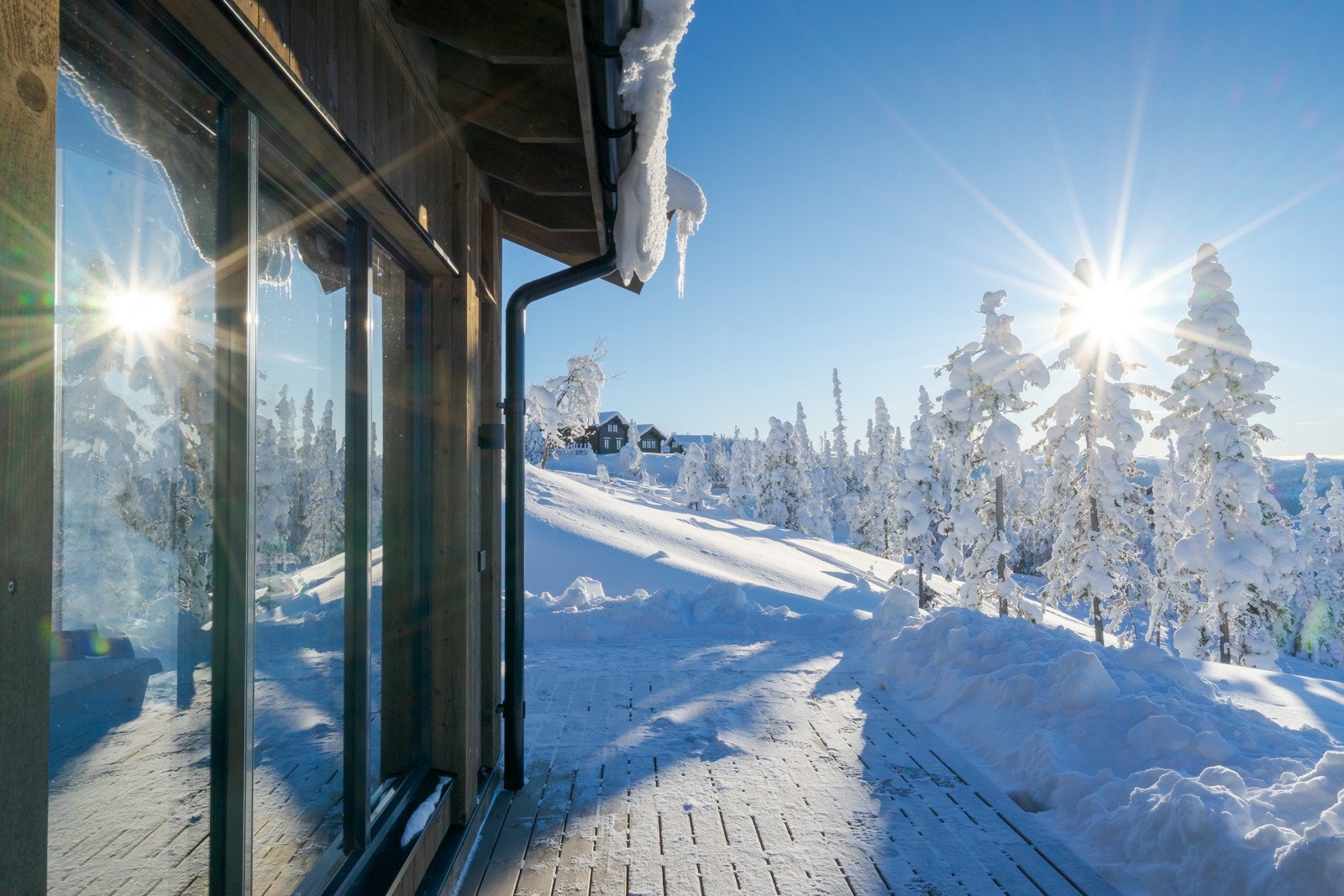Vestvendt med sol fra morgen til kveld Galleribilde