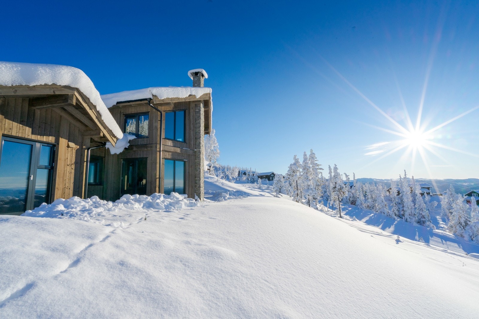 Ingen gjenboere og skibakken som nærmeste nabo i et eksklusivt nytt felt Galleribilde