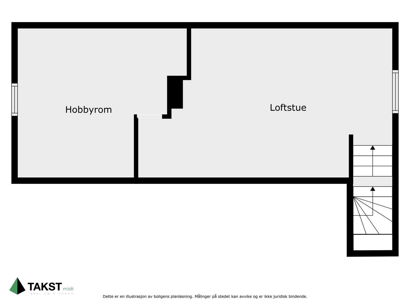 Planskisse loft Galleribilde