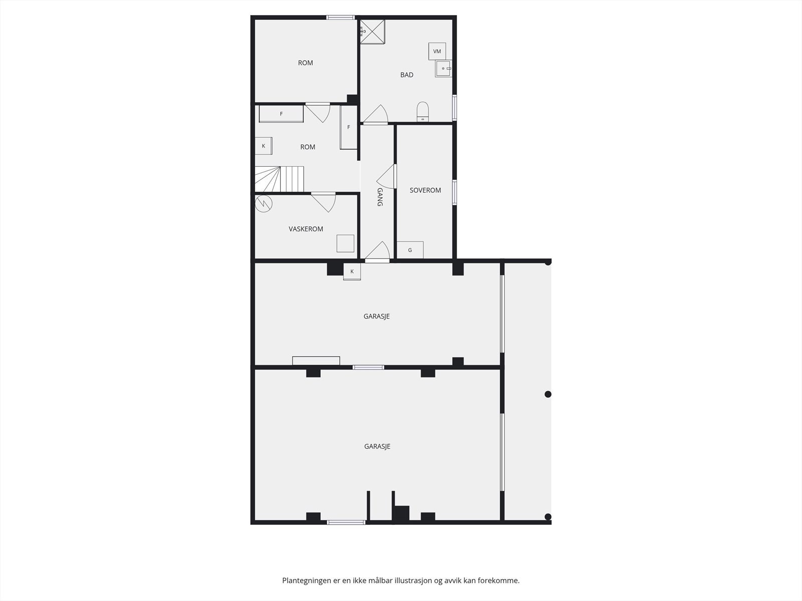 Plantegning sokkeletasje. Galleribilde