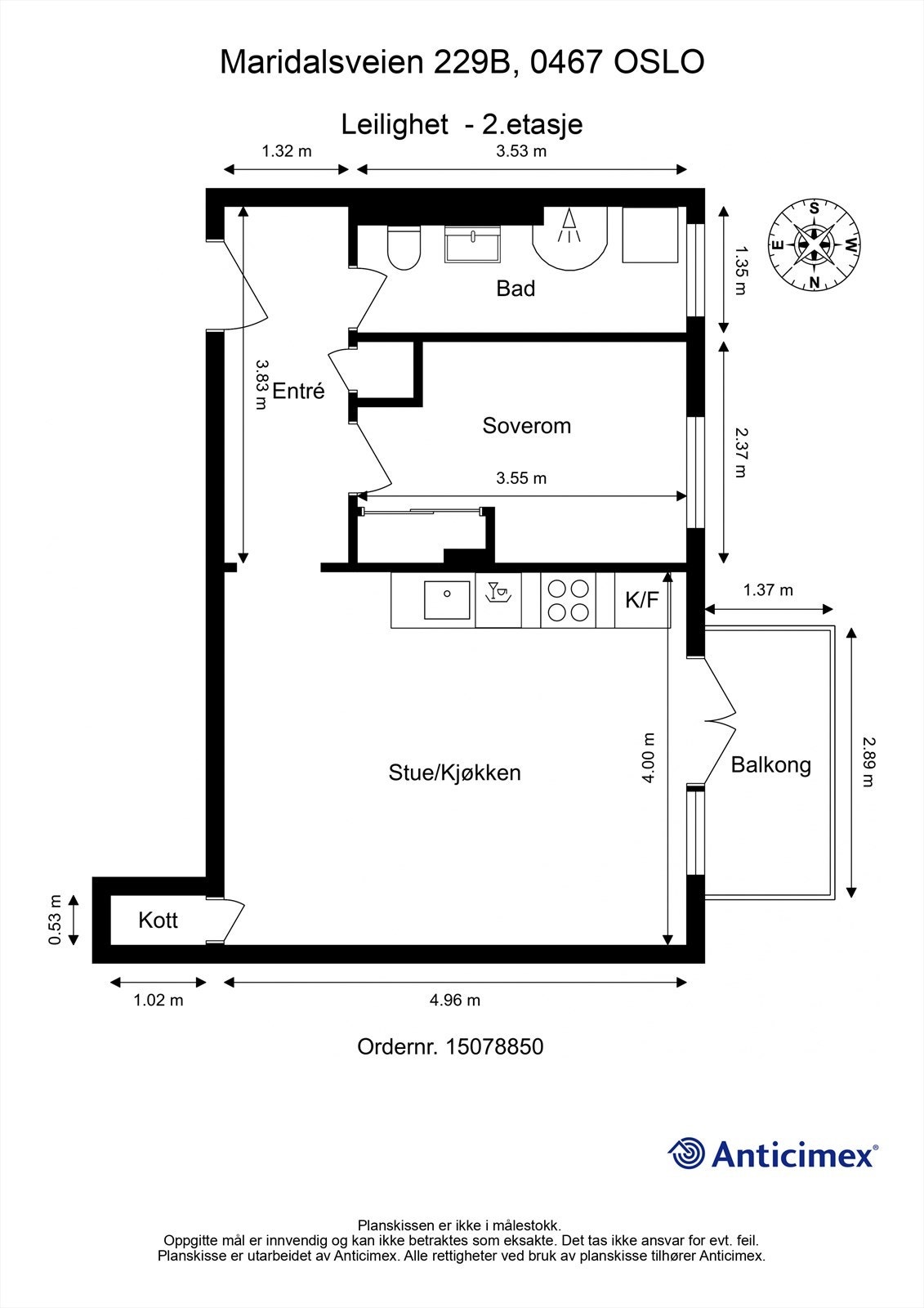Plantegning 2. Etasje. Galleribilde