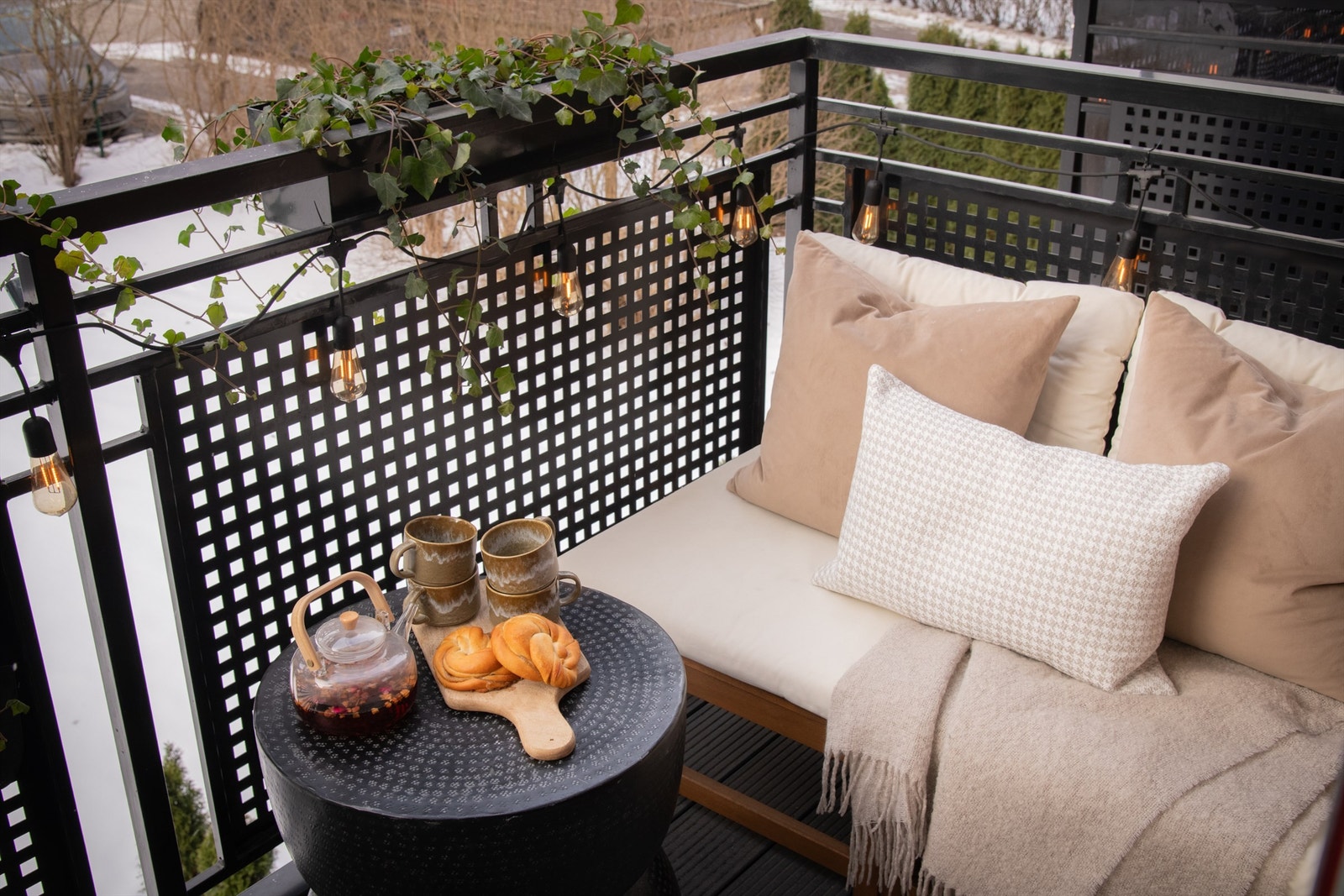 Detaljbilde - balkong. Galleribilde