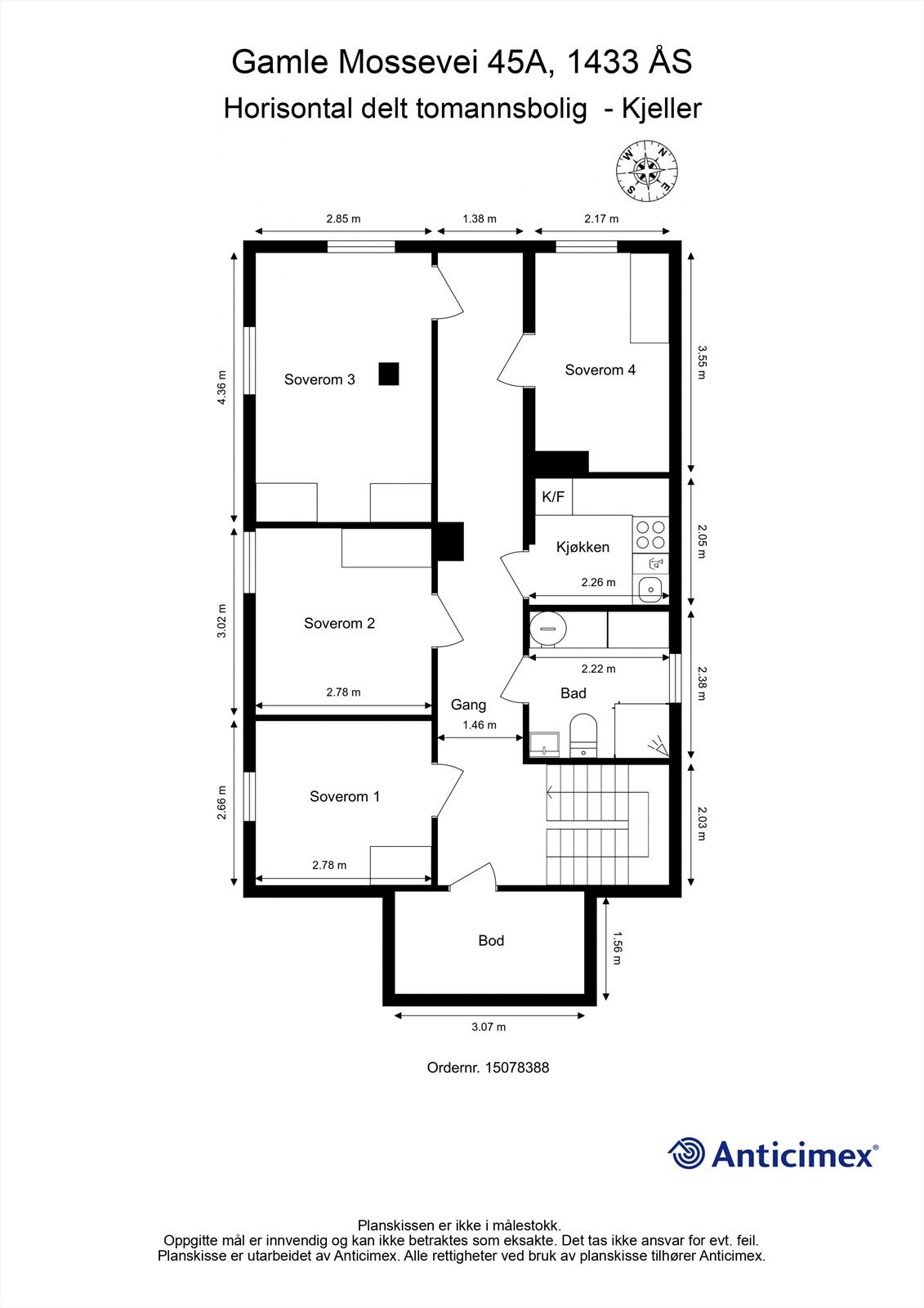 Plantegning-Kjeller Galleribilde