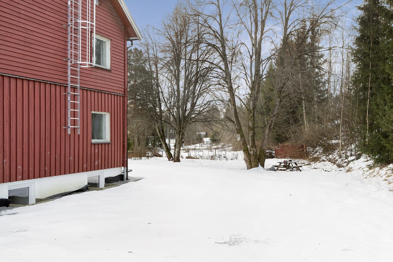 Stor tomt på 1.623 kvm. er opparbeidet med singlet gårdsplass, gressplen og diverse beplantning Galleribilde