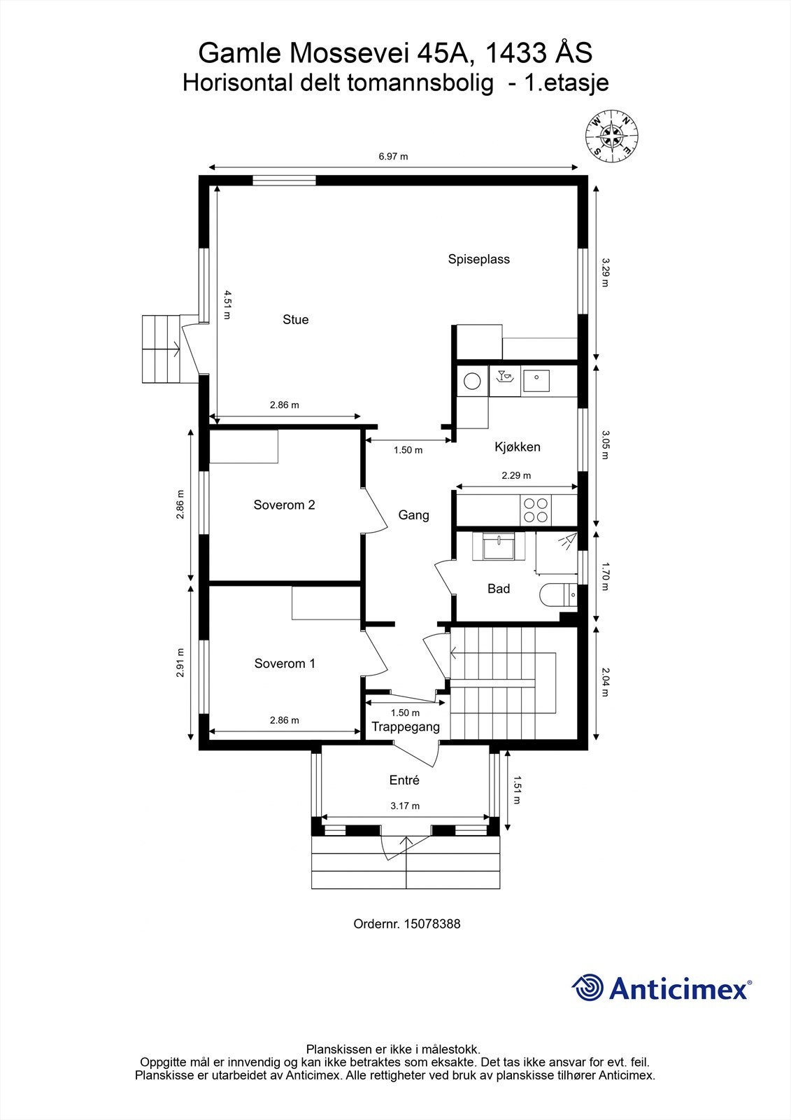 Plantegning-1. etasje Galleribilde