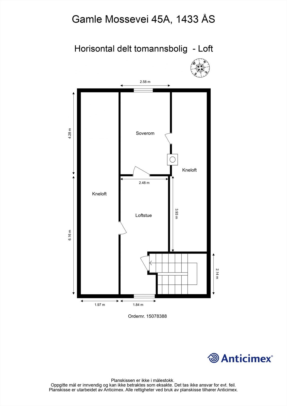 Plantegning-Loft Galleribilde