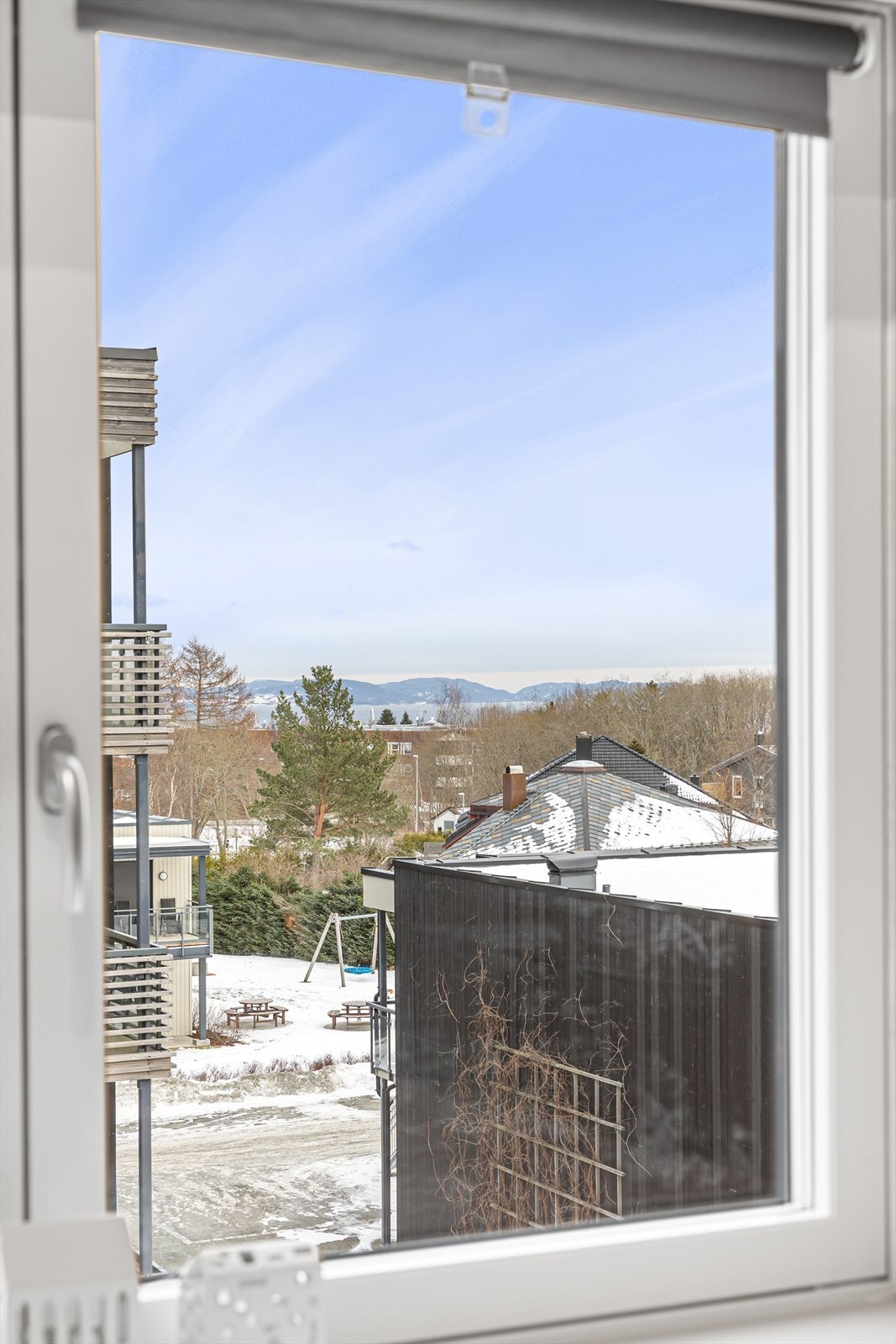 Utsiktsbilde fra soverommet. Galleribilde