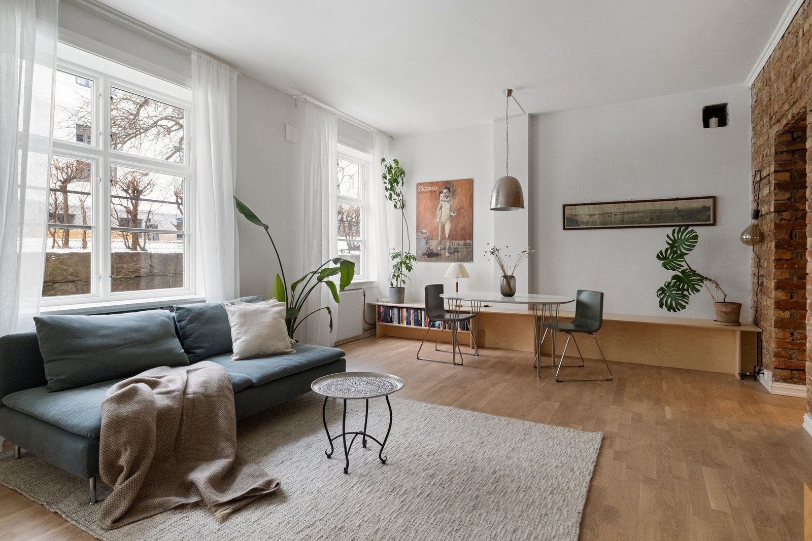 Det kan enkelt innredes med ulike soner for både egentid og sosialt samvær. Galleribilde