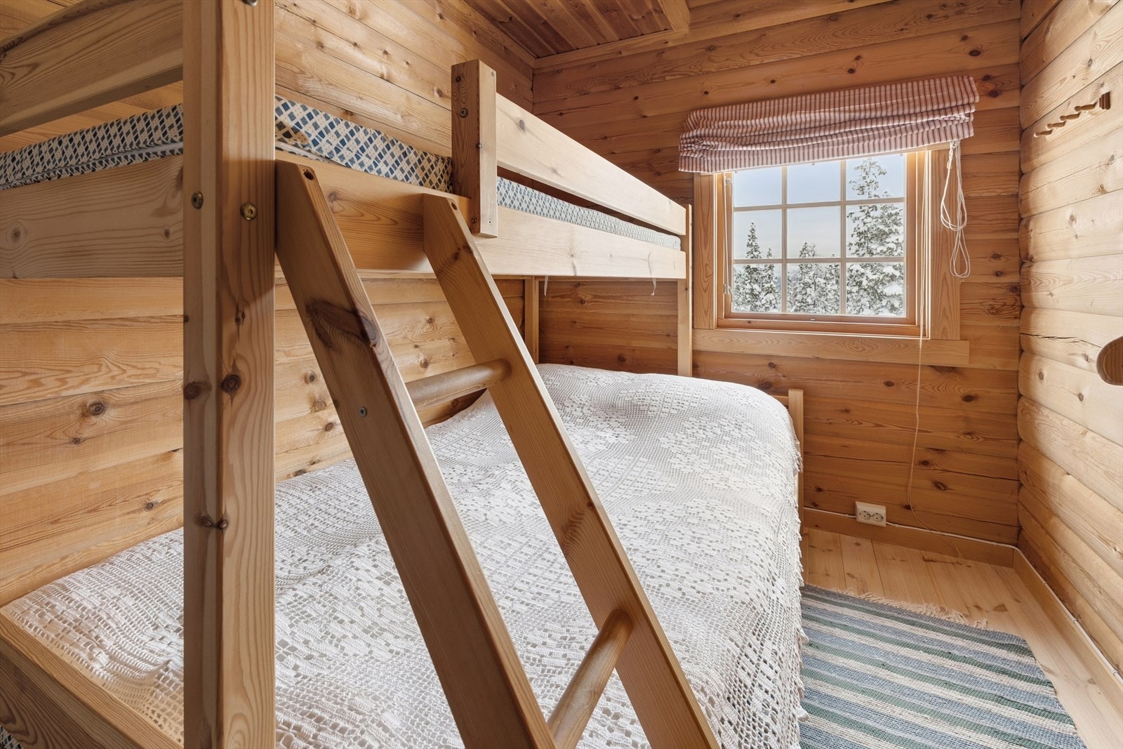 Soverom 3 er et mindre soverom med kod plass til familiekøye. Galleribilde