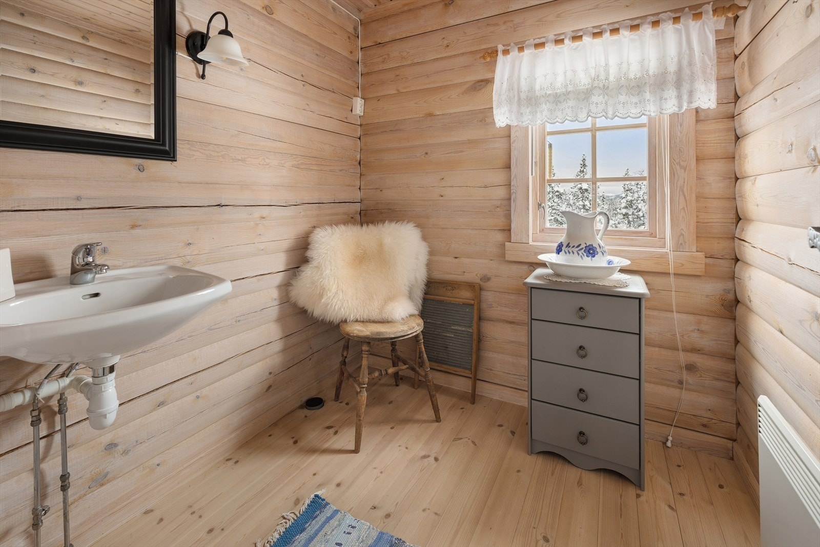 Stellerom med vask. Galleribilde