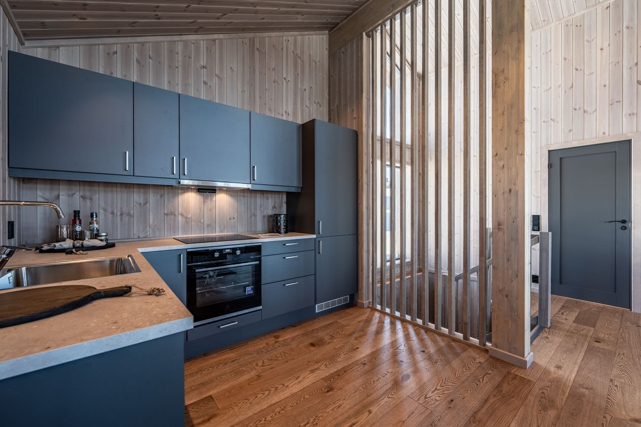 Sigdal kjøkken med Electrolux hvitevarer. Galleribilde