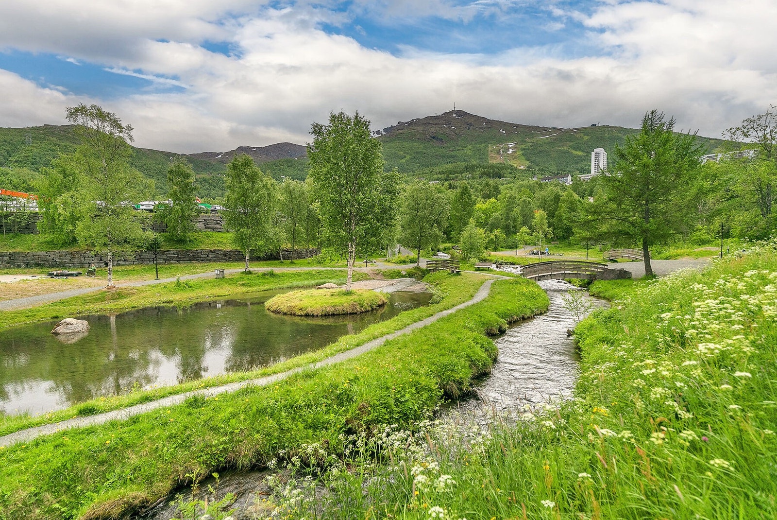 Parken Elvedalen Galleribilde