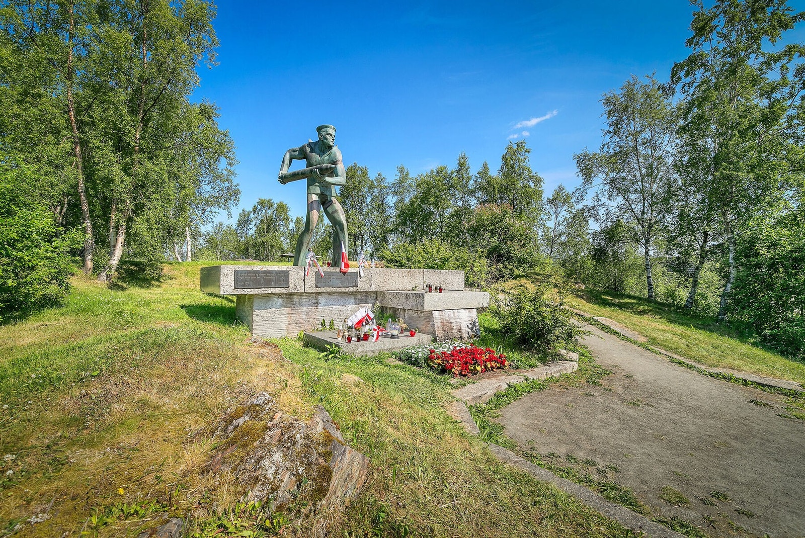 Parken ved Groms Plass Galleribilde