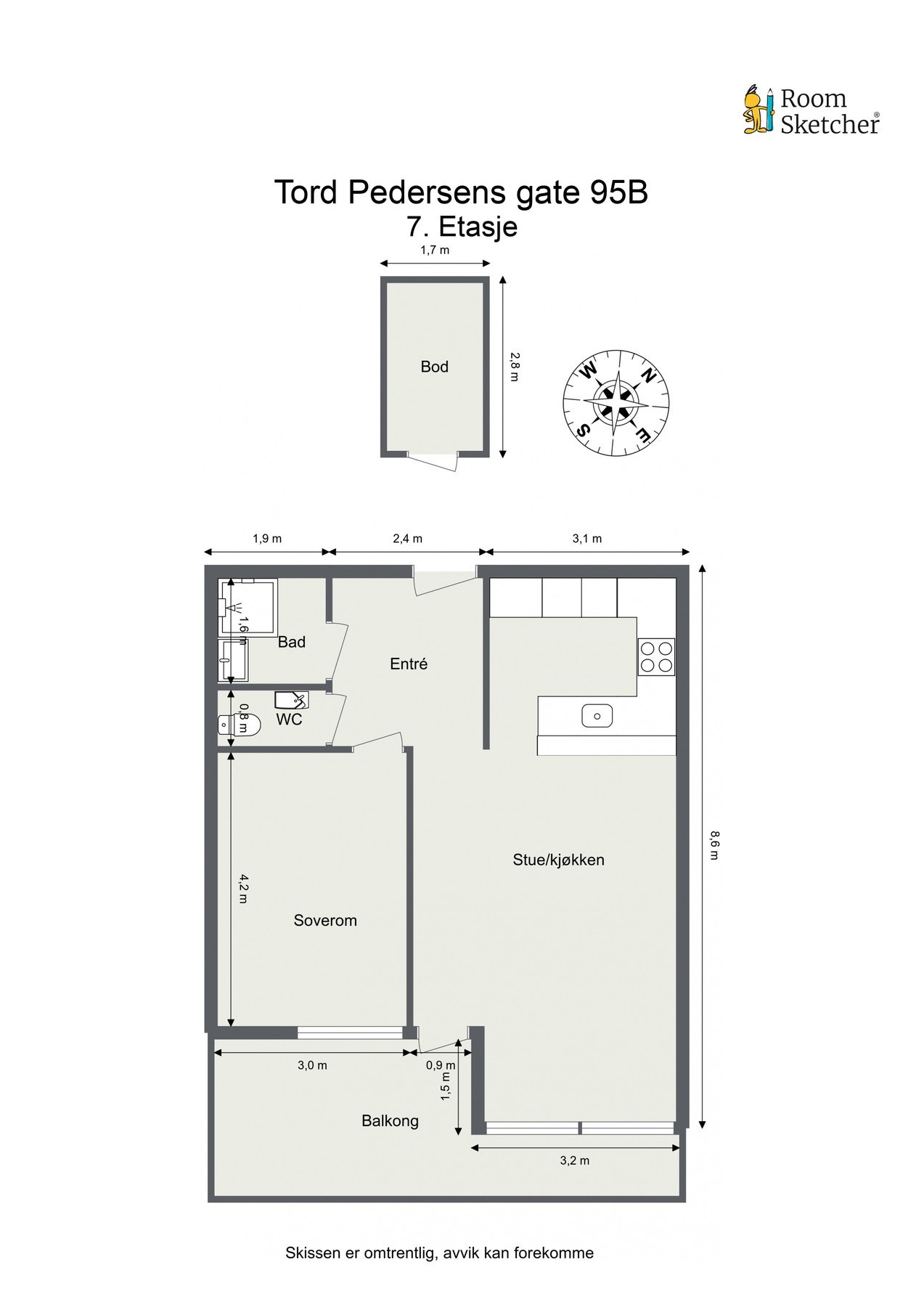Plantegning Galleribilde
