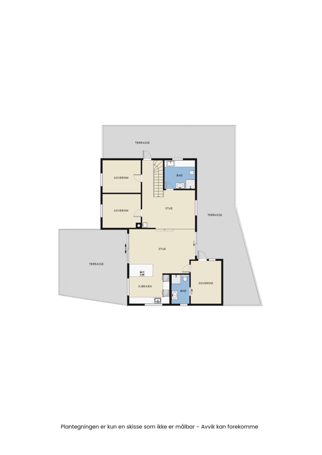 Plantegning Galleribilde