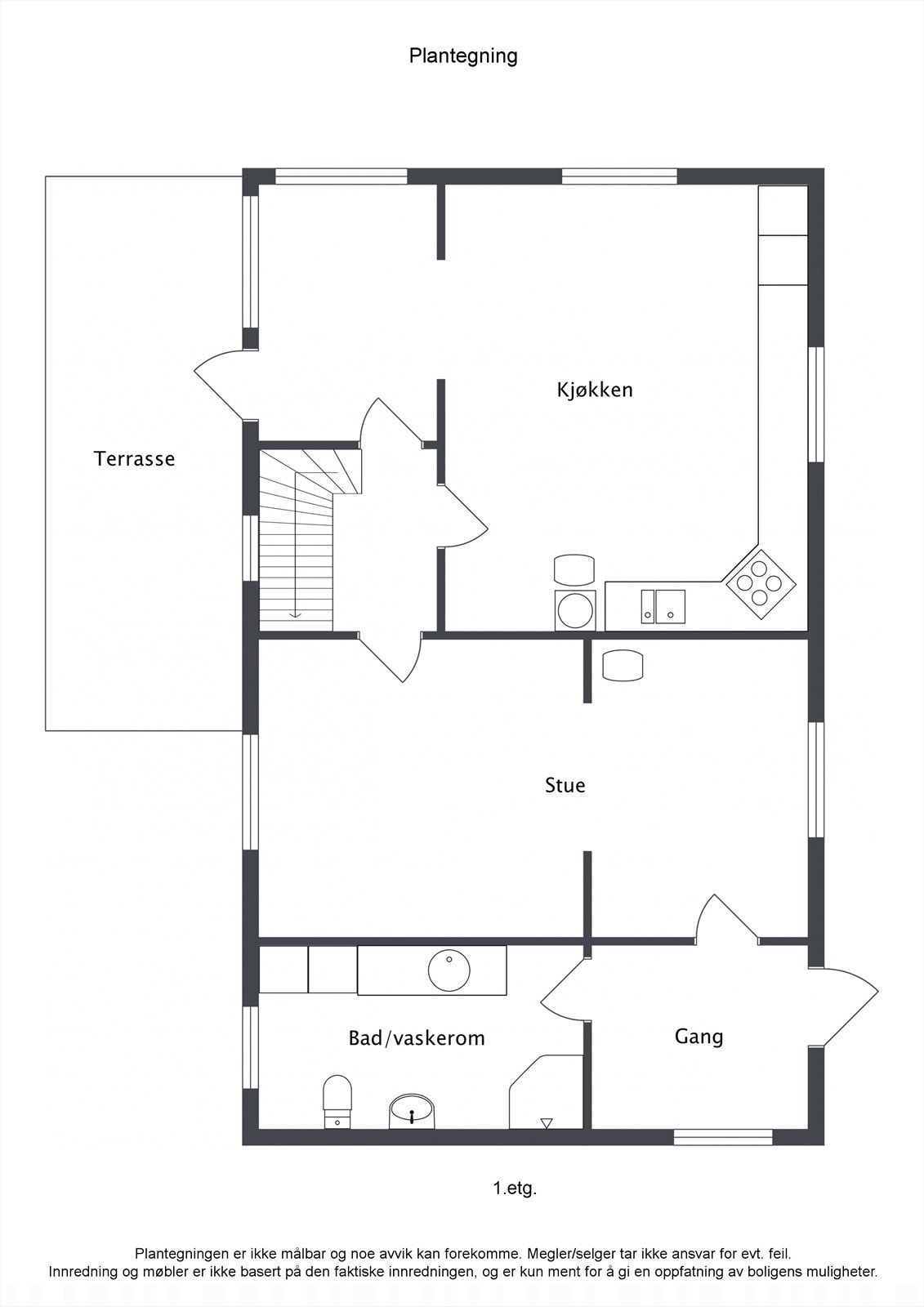 Plantegning Galleribilde