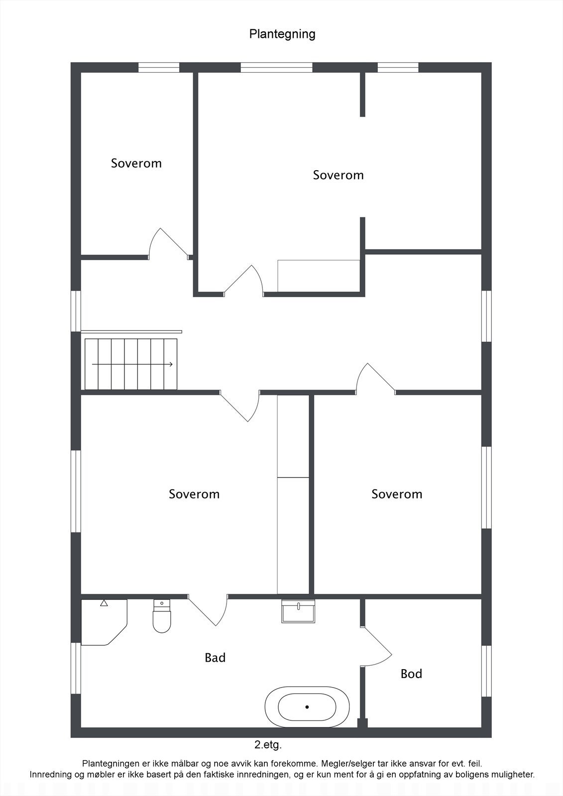 Plantegning Galleribilde