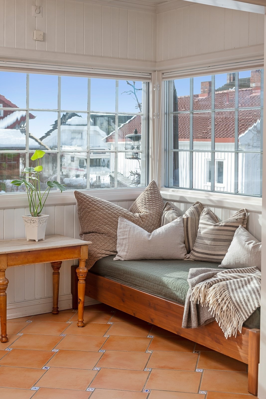 Her kan man nyte kaffen i ro og mak Galleribilde