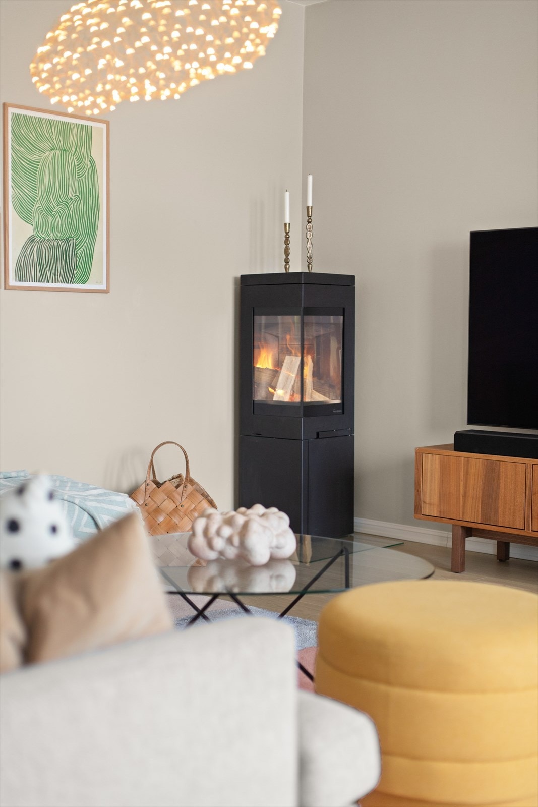 Peisovn varmer på årets kjøligere dager. Galleribilde